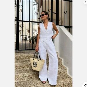 DISSH Linen Vest & Pant Set